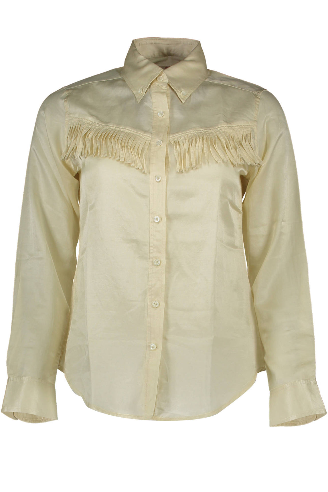 GANT CAMICIA MANICHE LUNGHE DONNA BEIGE