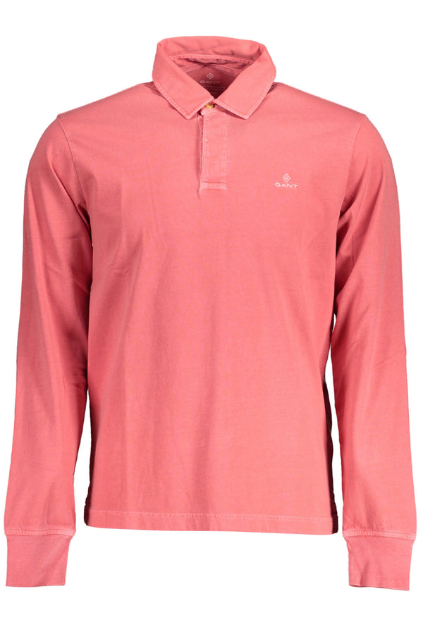 GANT POLO MANICHE LUNGHE UOMO ROSSO