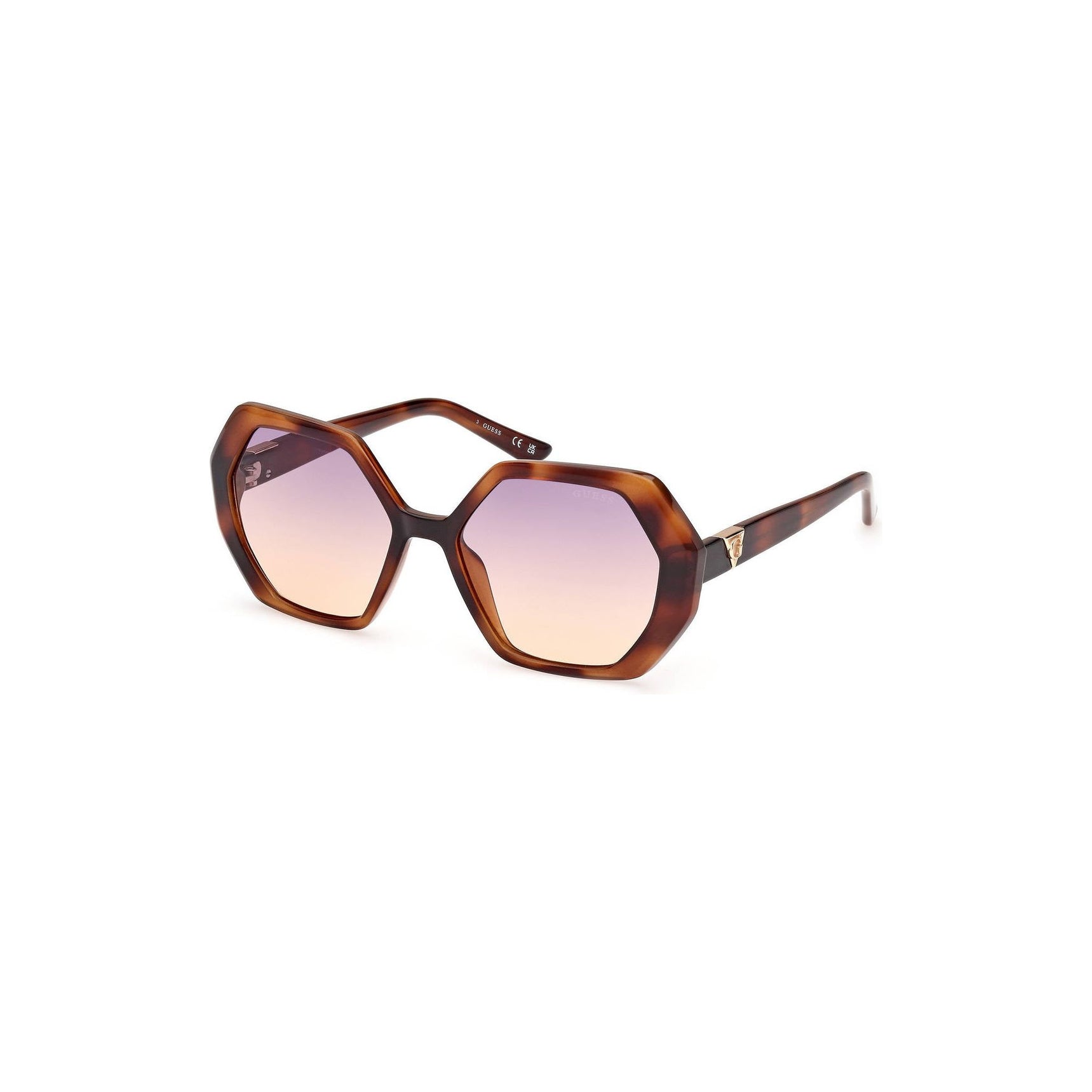 GUESS JEANS WOMEN'S SUNGLASSES BROWN