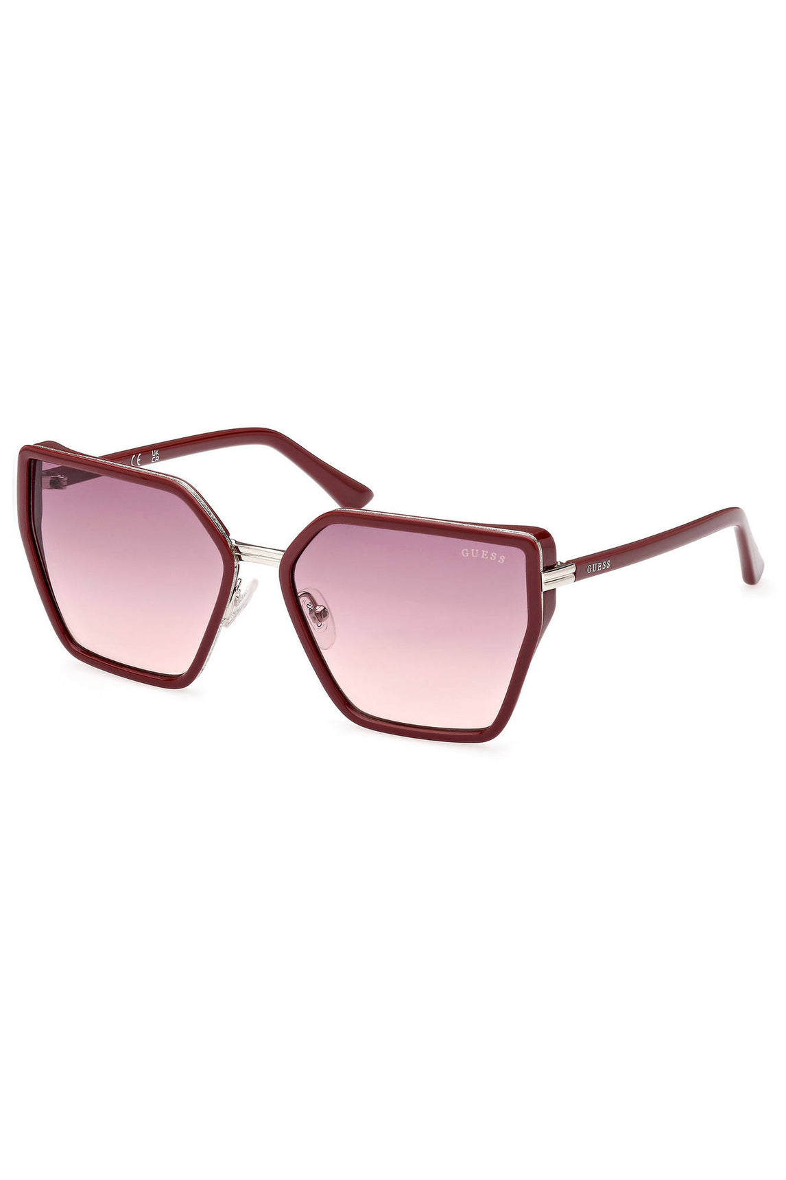 GUESS JEANS WOMEN'S SUNGLASSES RED