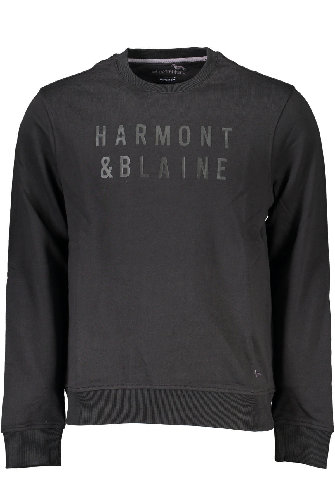 HARMONT & BLAINE FELPA SENZA ZIP UOMO NERO