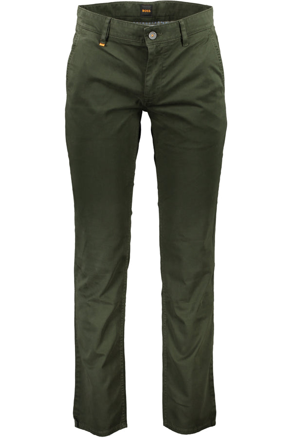 HUGO BOSS PANTALONE UOMO VERDE