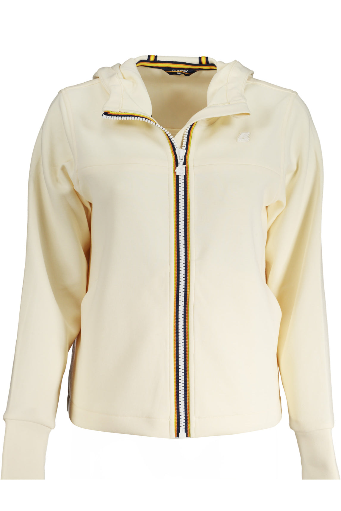 K-WAY FELPA CON ZIP DONNA BEIGE