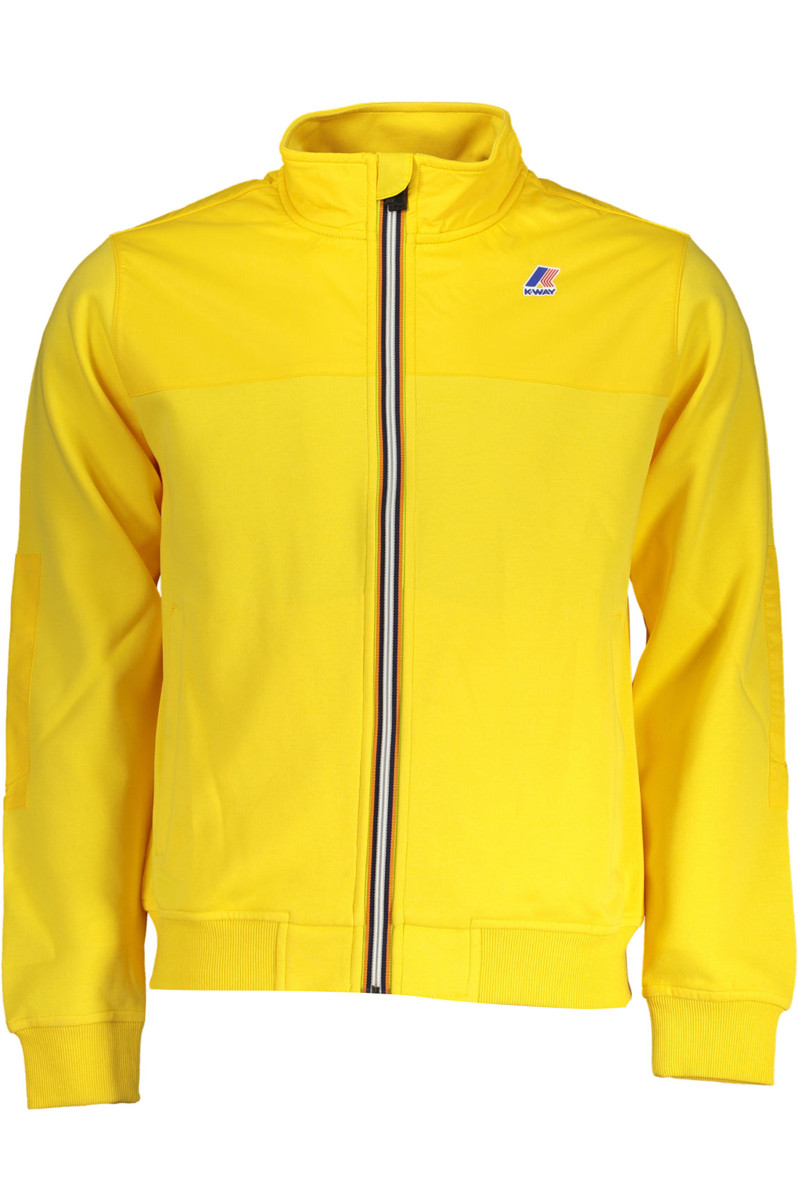 K-WAY ZIP-UP SWEATSHIRT MEN YELLOW