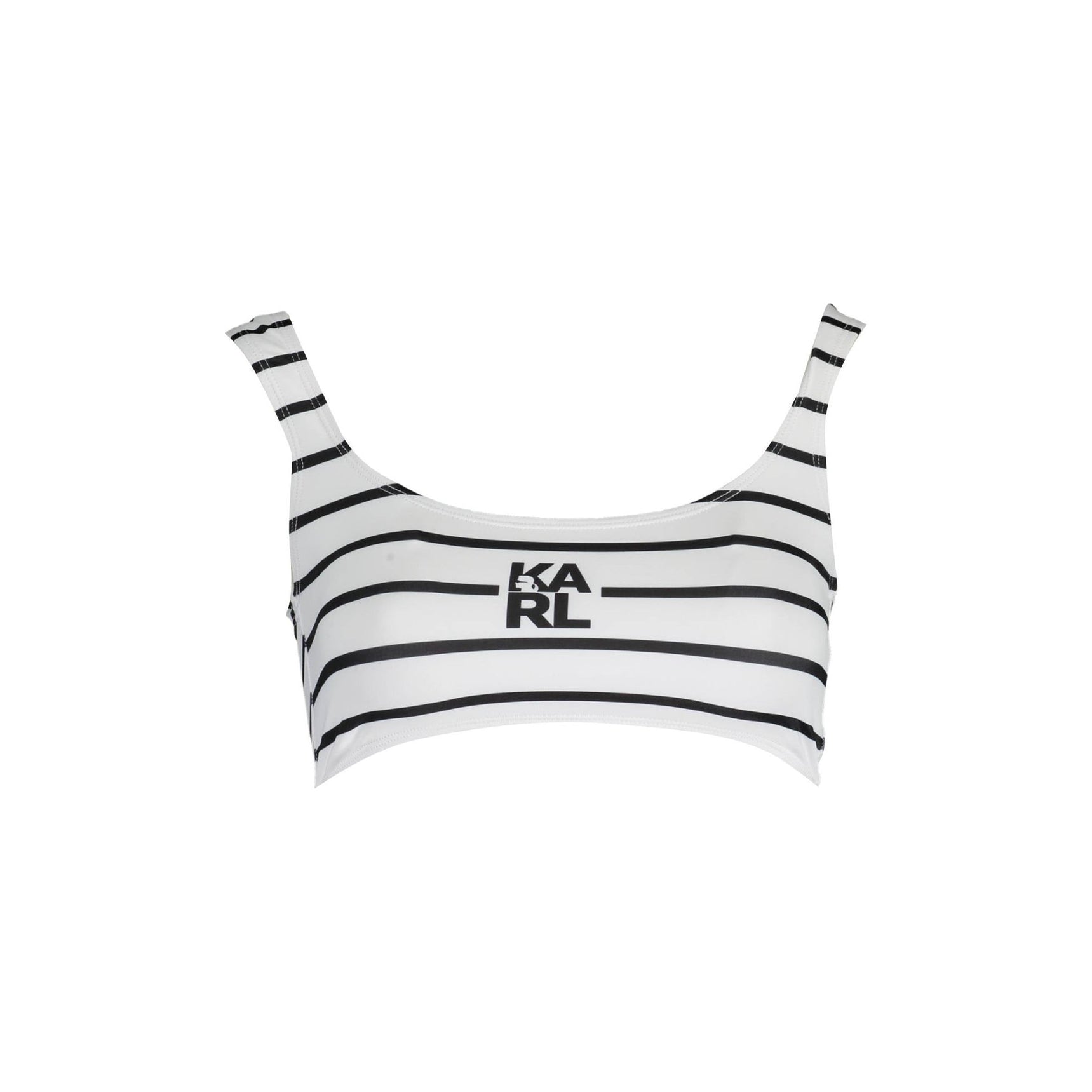 KARL LAGERFELD BEACHWEAR WOMEN'S TOP COSTUME WHITE