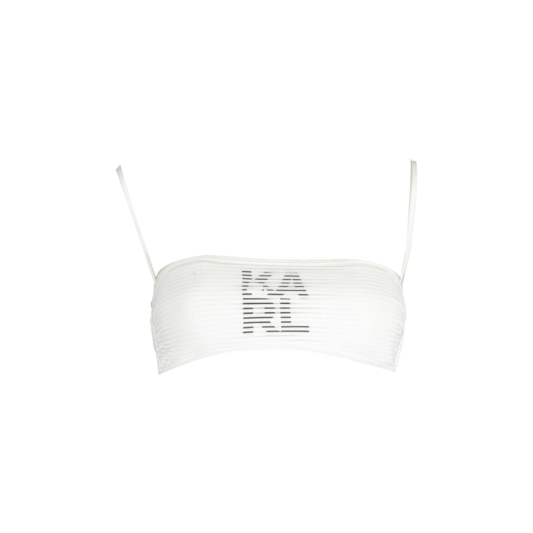 KARL LAGERFELD BEACHWEAR COSTUME PARTE SOPRA DONNA BIANCO