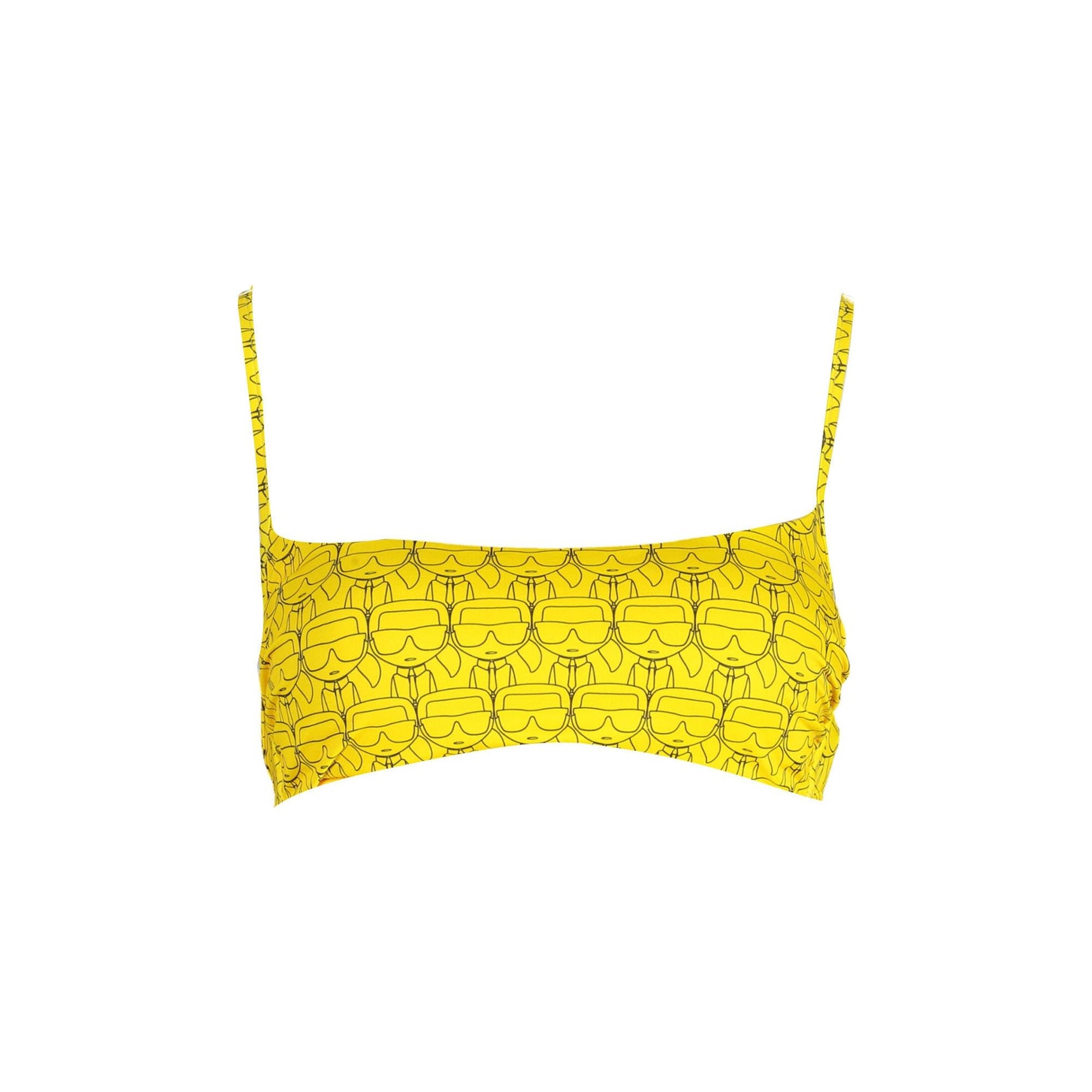 KARL LAGERFELD BEACHWEAR COSTUME PARTE SOPRA DONNA GIALLO