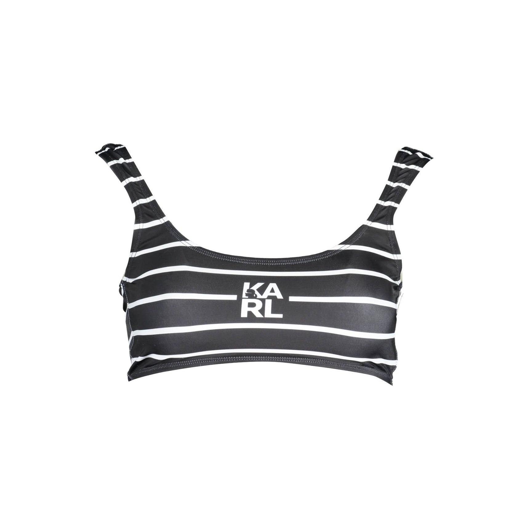 KARL LAGERFELD BEACHWEAR WOMEN'S TOP COSTUME BLACK