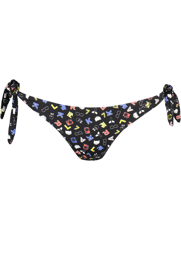 KARL LAGERFELD BEACHWEAR COSTUME PARTE SOTTO DONNA NERO