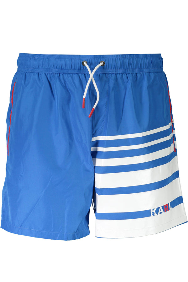 KARL LAGERFELD BEACHWEAR COSTUME PARTE SOTTO UOMO AZZURRO