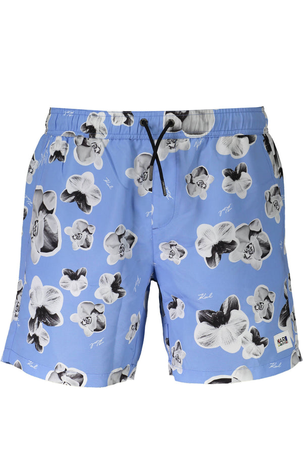 KARL LAGERFELD BEACHWEAR COSTUME PARTE SOTTO UOMO AZZURRO