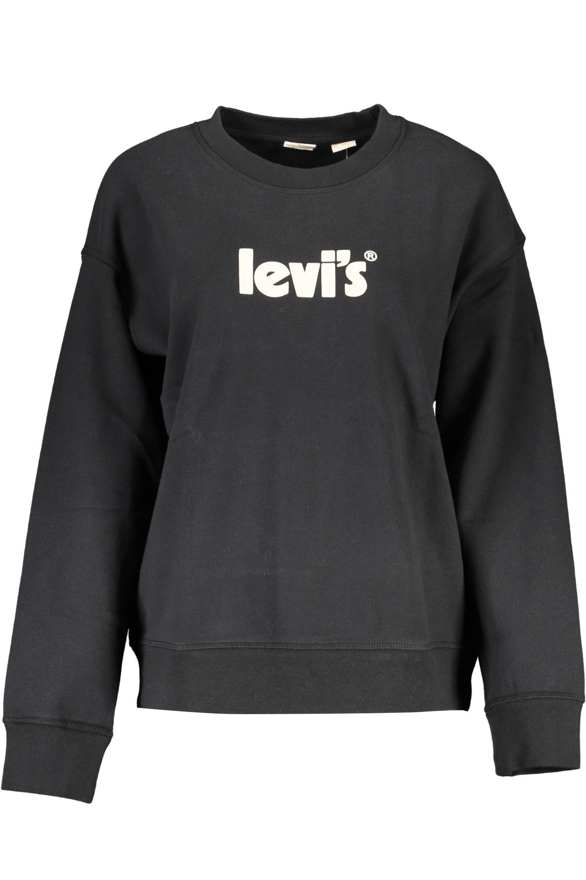 LEVI'S WOMEN'S BLACK ZIP-UP SWEATSHIRT