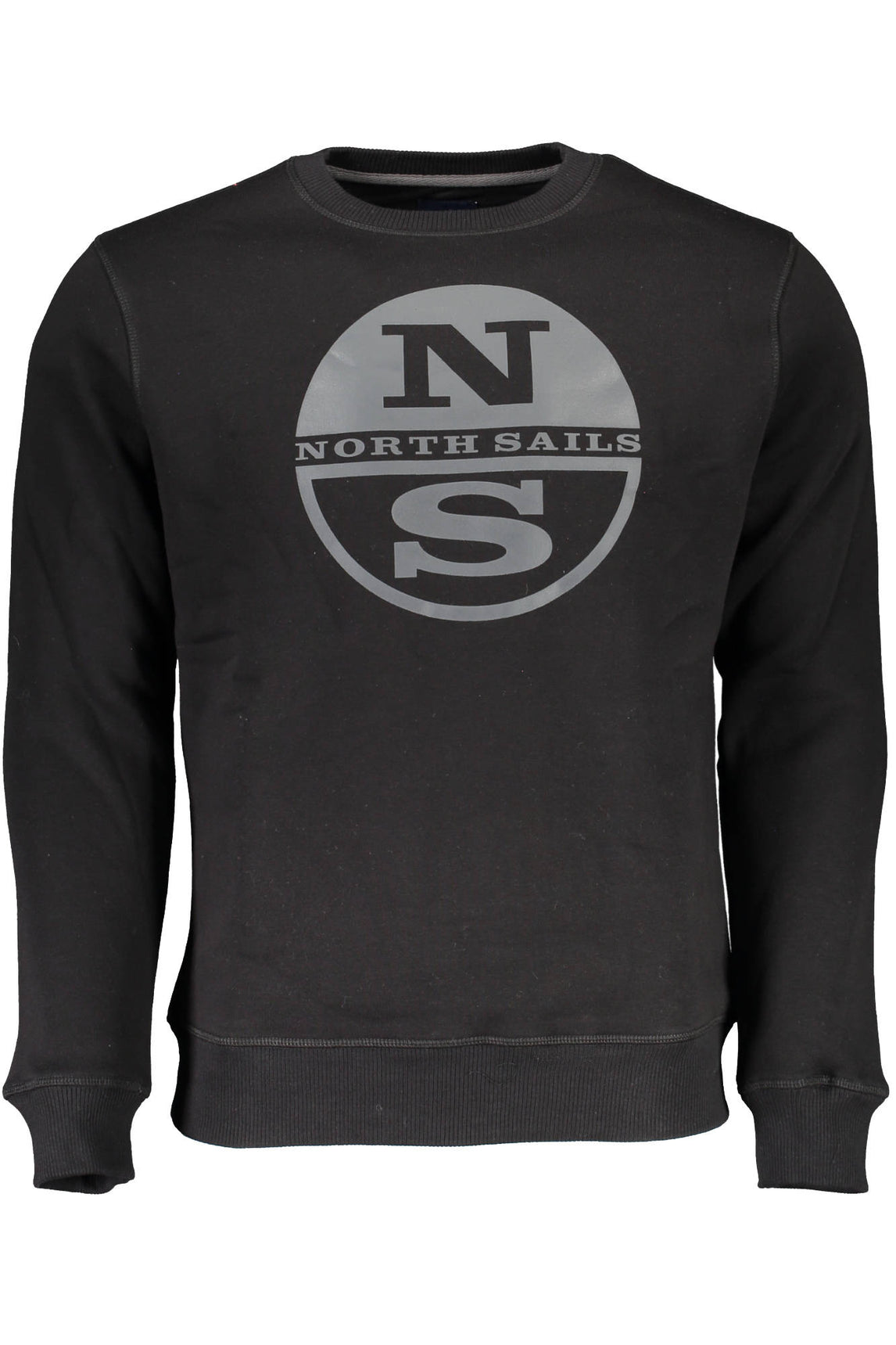 NORTH SAILS MEN'S BLACK ZIP-UP SWEATSHIRT