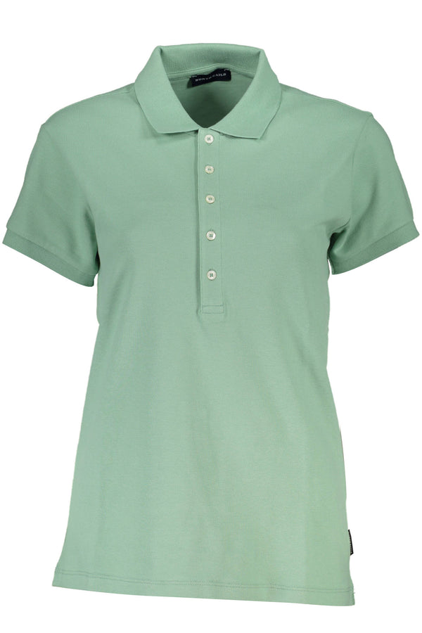 NORTH SAILS POLO MANICHE CORTE DONNA VERDE