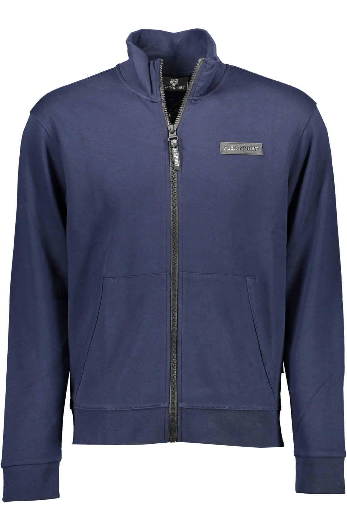 PLEIN SPORT MEN'S BLUE ZIP SWEATSHIRT