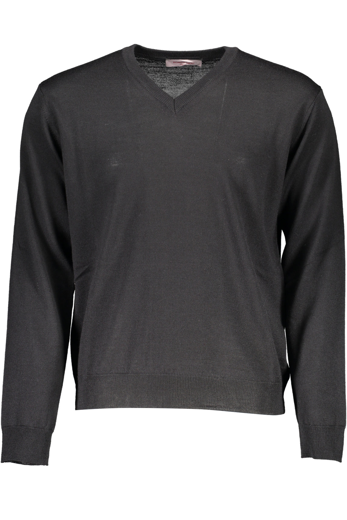 ROMEO GIGLI BLACK MEN'S SWEATER