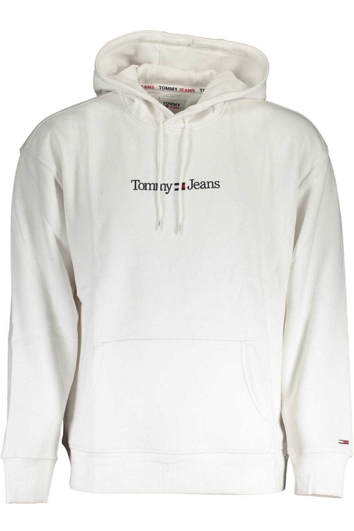 TOMMY HILFIGER MEN'S ZIP-UP SWEATSHIRT WHITE