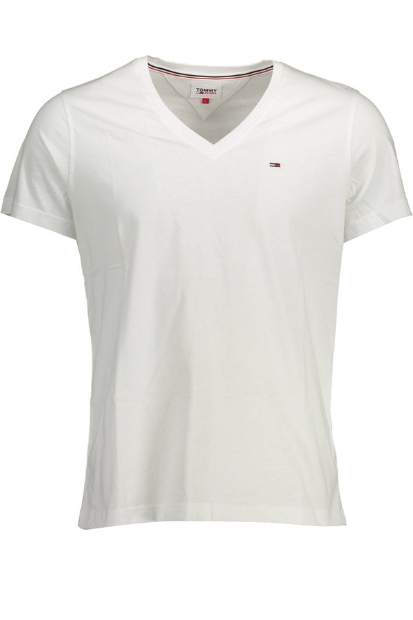 TOMMY HILFIGER T-SHIRT MANICHE CORTE UOMO BIANCO