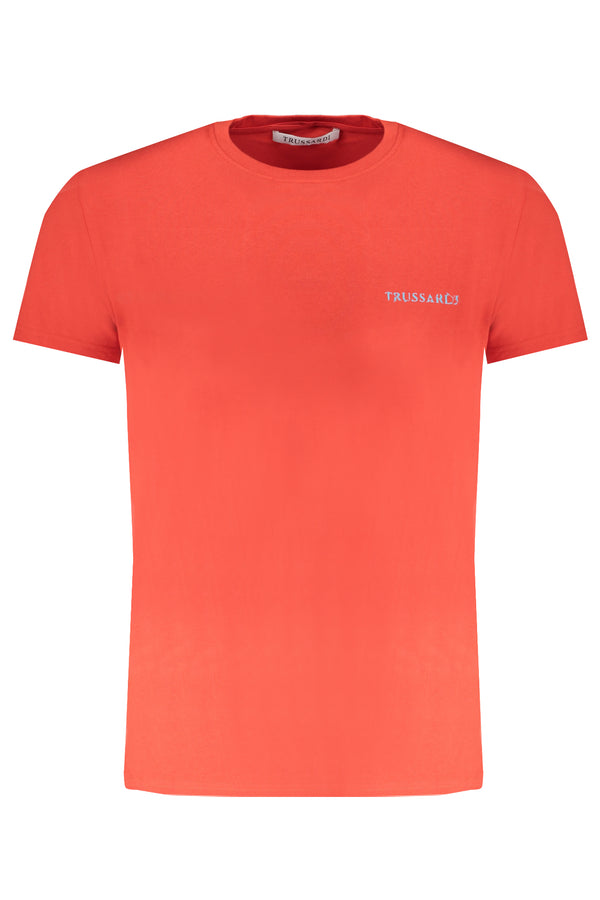 TRUSSARDI T-SHIRT MANICHE CORTE UOMO ROSSO