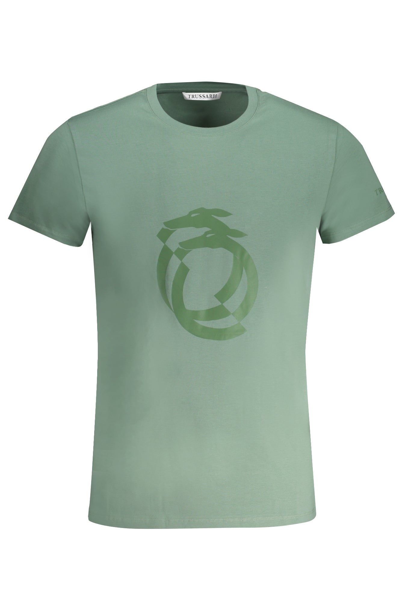 TRUSSARDI SHORT SLEEVE T-SHIRT MEN GREEN