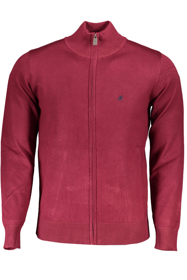 U.S. GRAND POLO CARDIGAN UOMO ROSSO