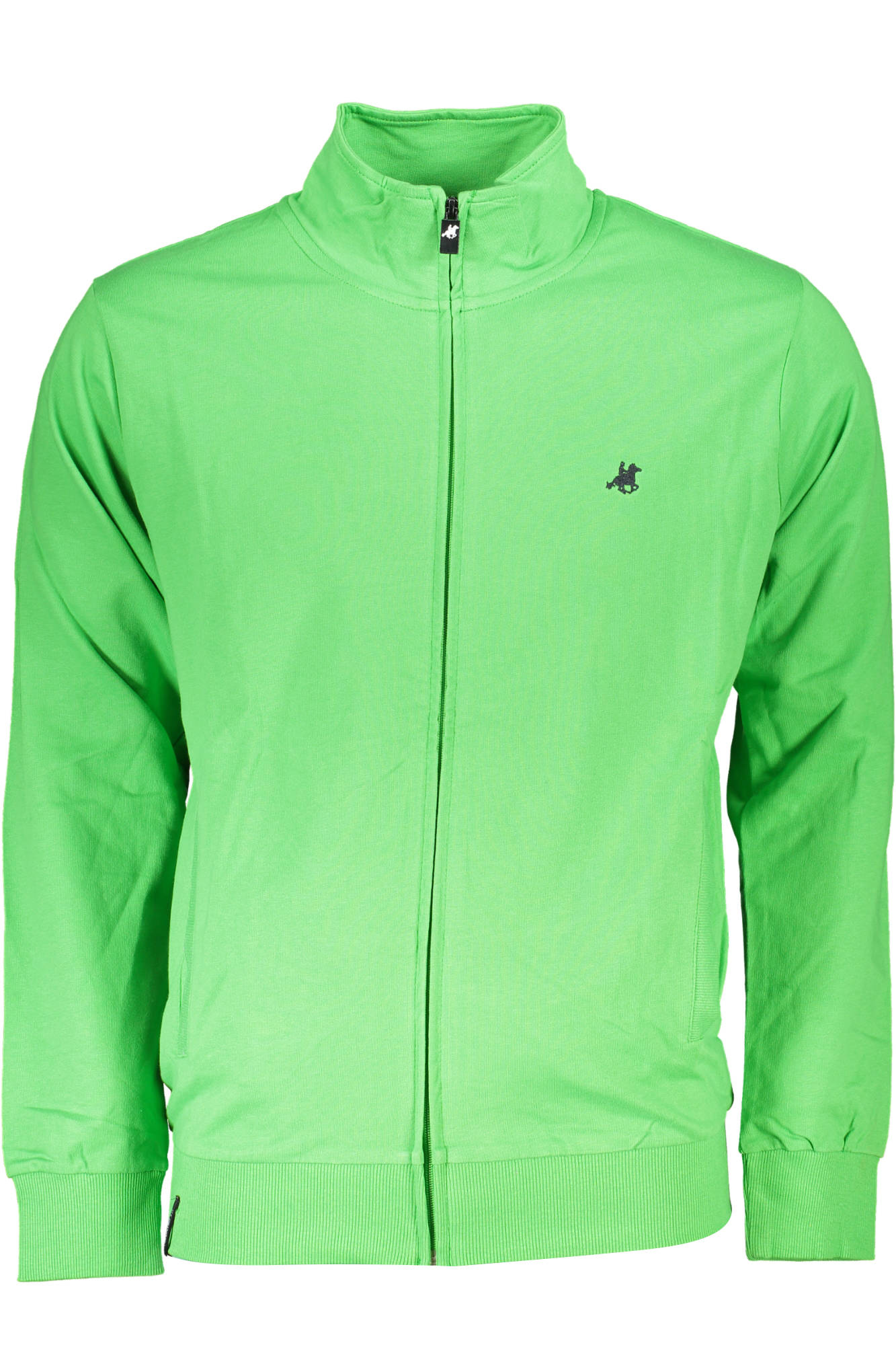 US GRAND POLO MEN'S ZIP-UP SWEATSHIRT GREEN