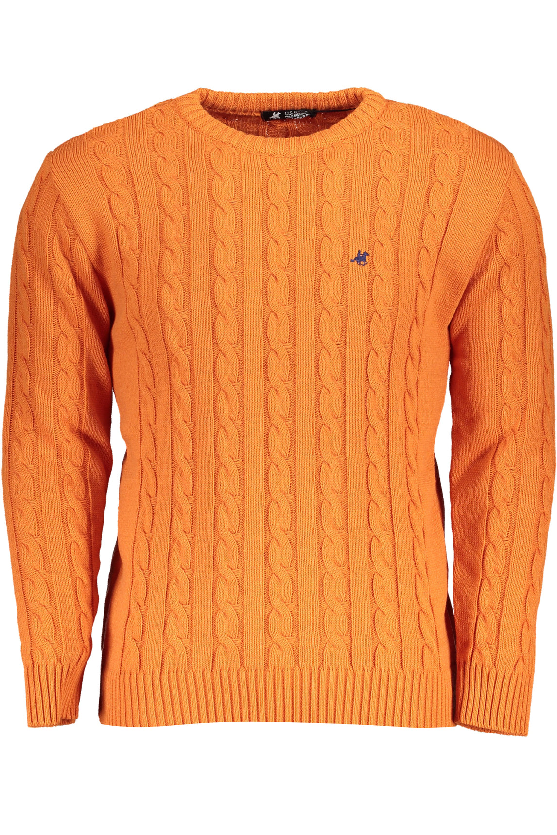 US GRAND POLO MEN'S ORANGE SHIRT