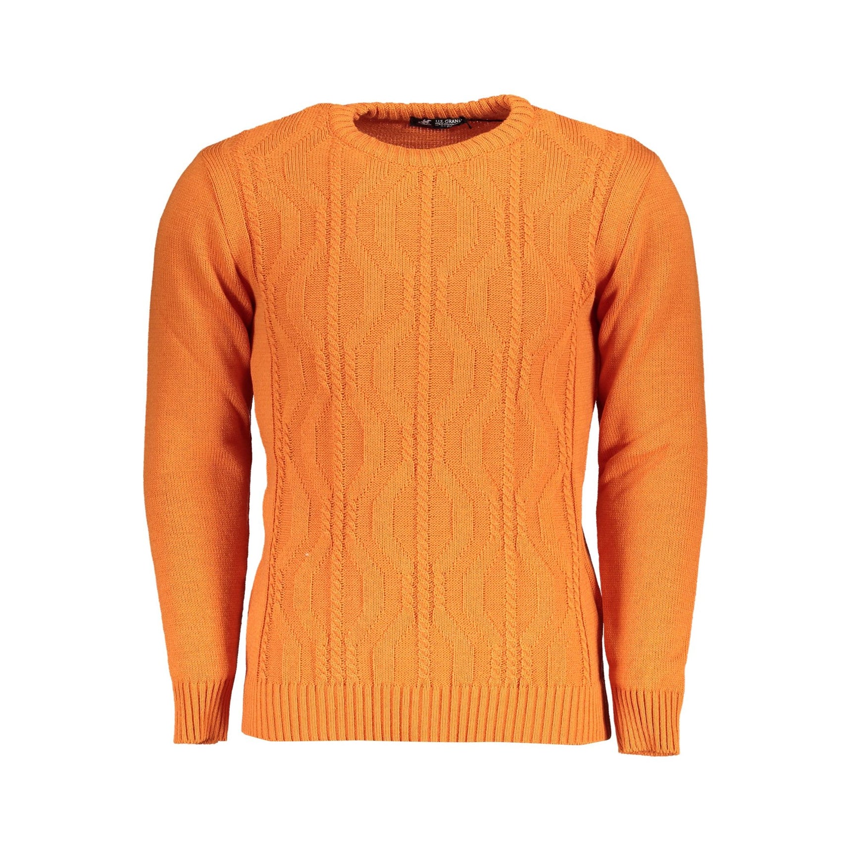 US GRAND POLO MEN'S SWEATER ORANGE