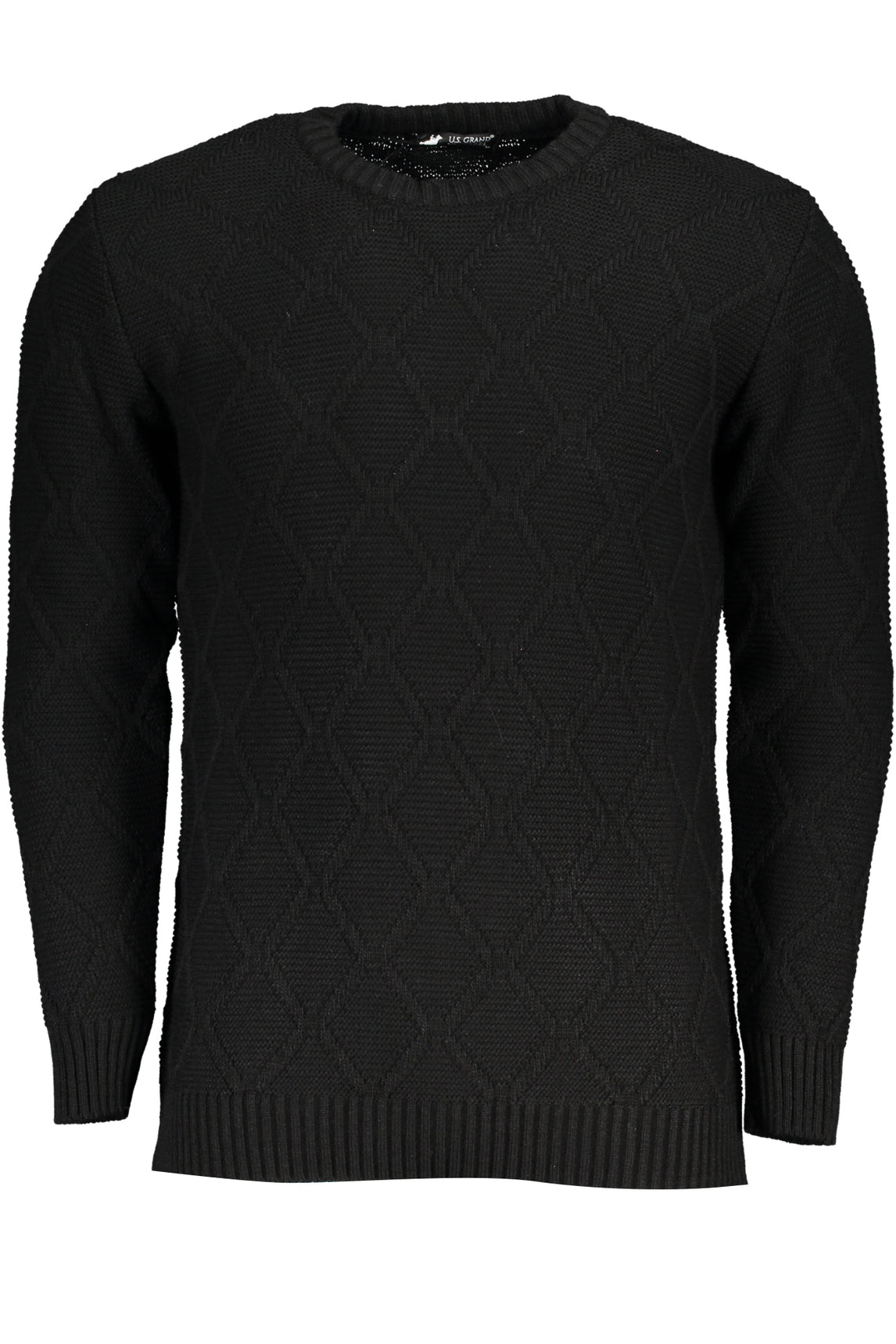 US GRAND POLO MEN'S BLACK SWEATER