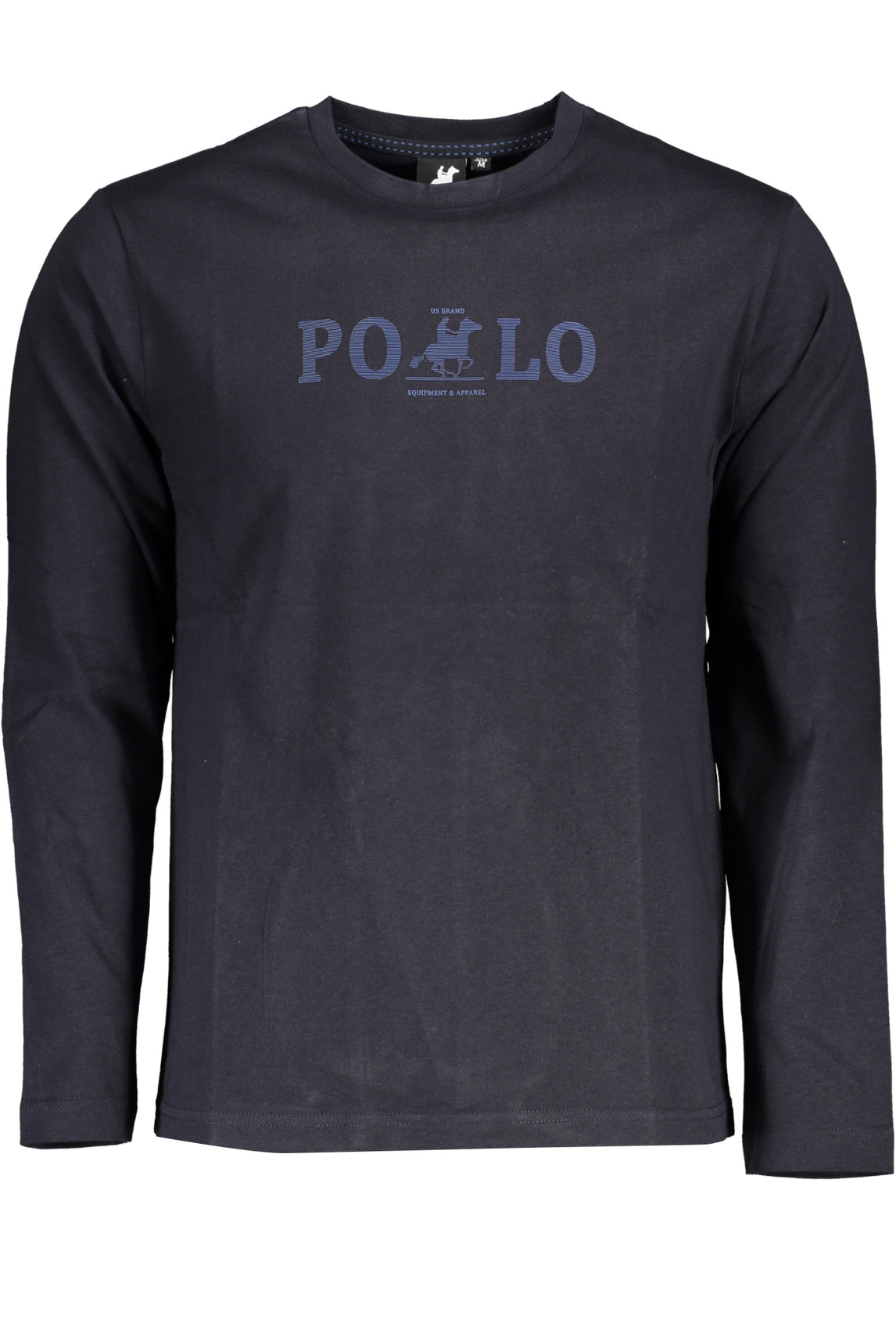 U.S. GRAND POLO T-SHIRT MANICHE LUNGHE UOMO BLU