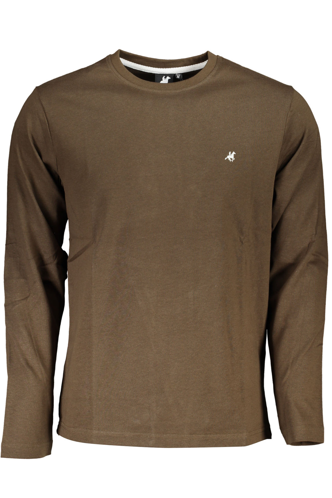 US GRAND POLO MEN'S LONG SLEEVE T-SHIRT BROWN