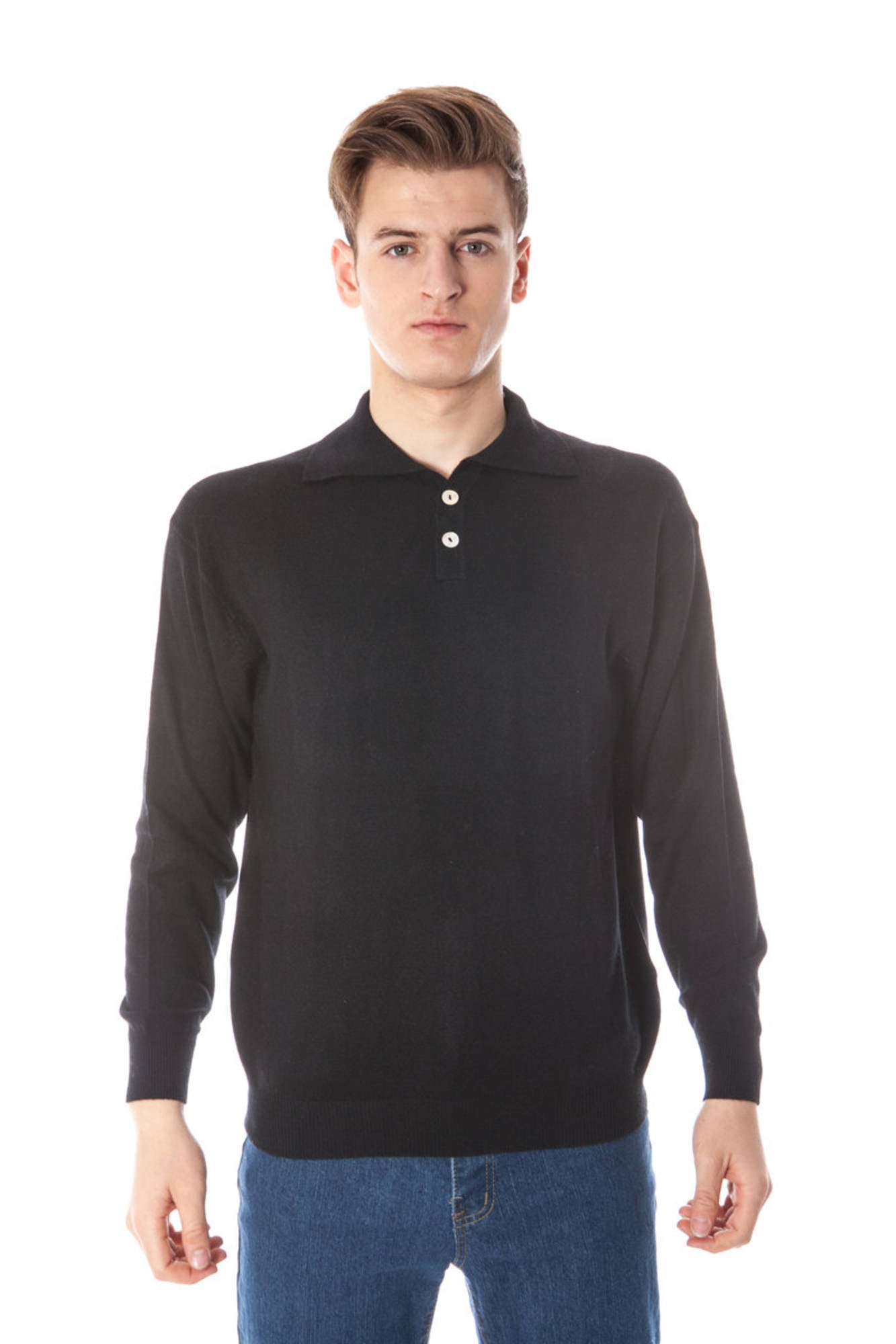 YUKO BLACK MEN'S SHIRT