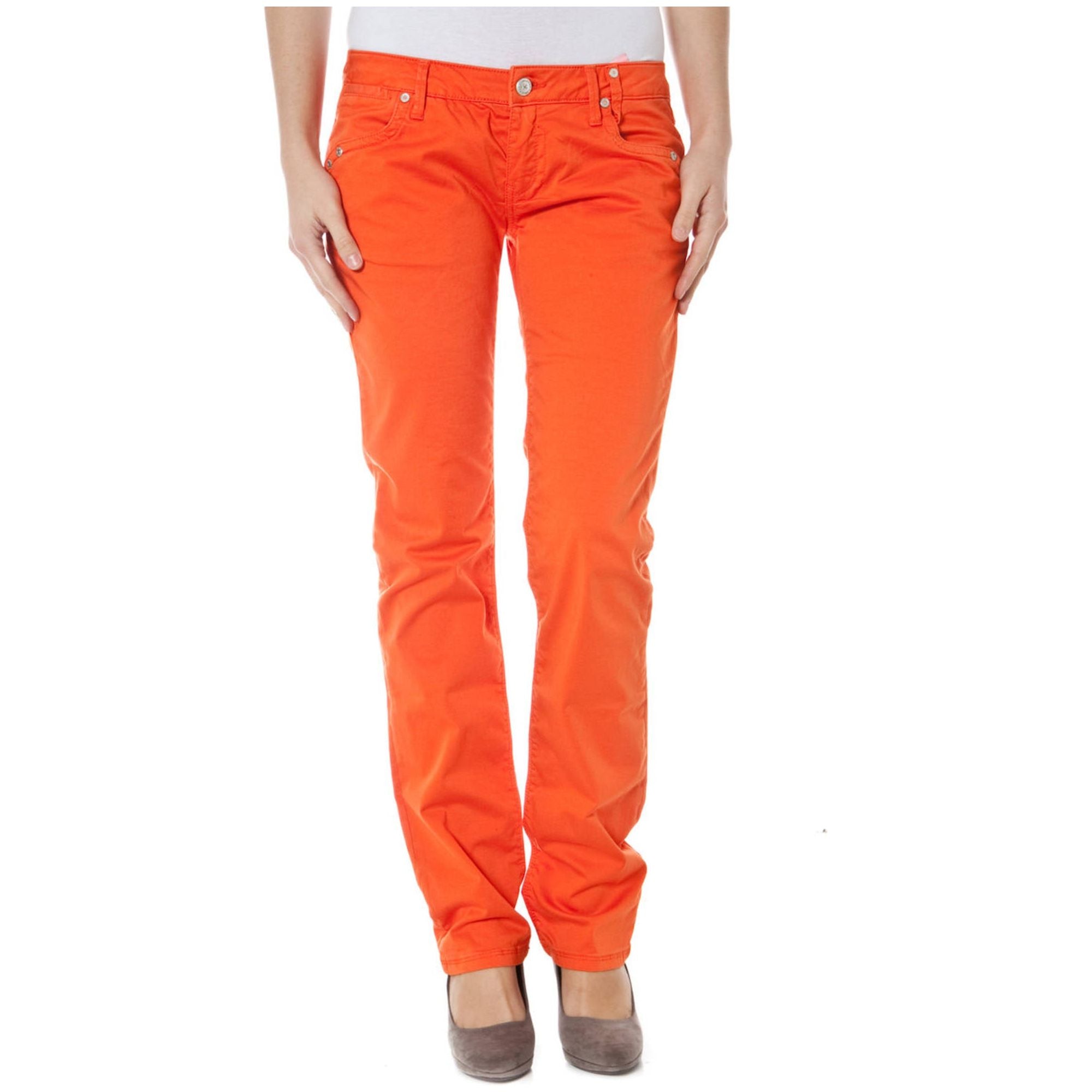 ZUELEMENTS PANTALONE DONNA ARANCIO