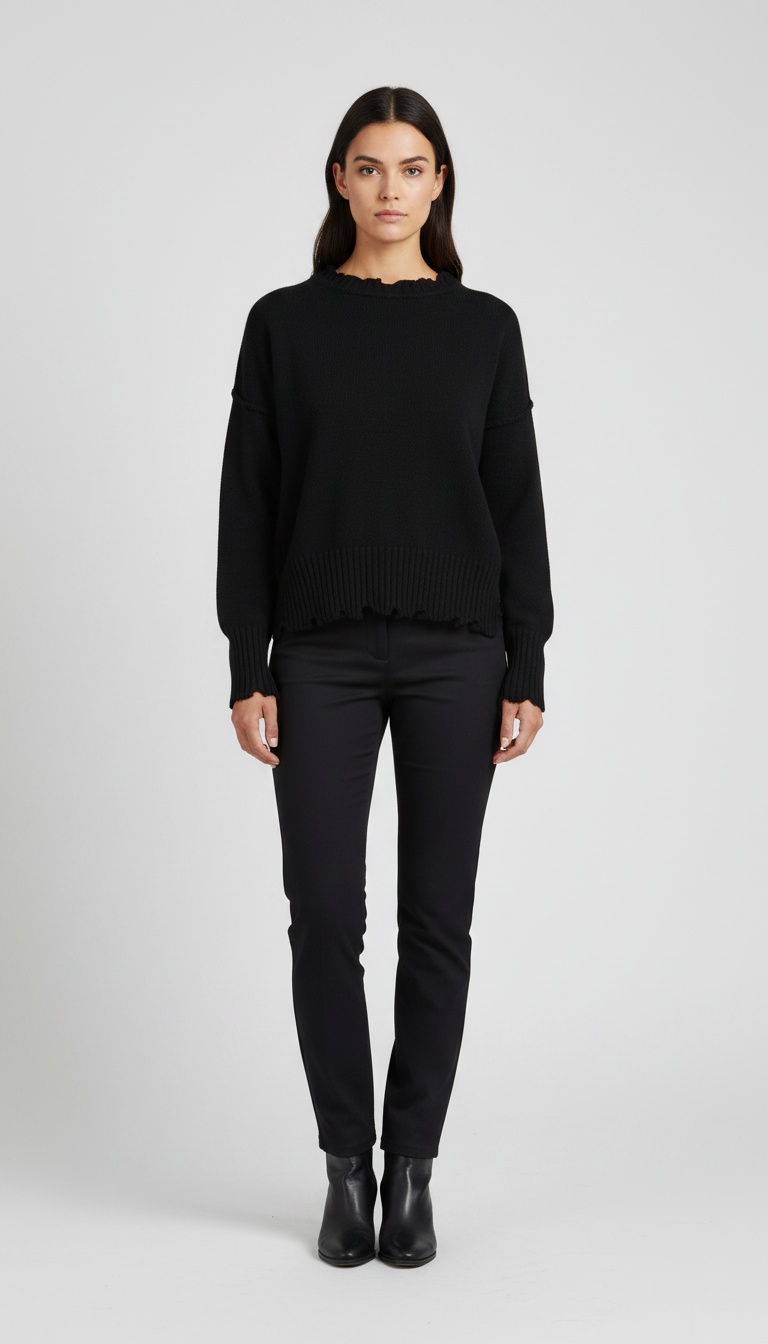 Maglia Girocollo Nero