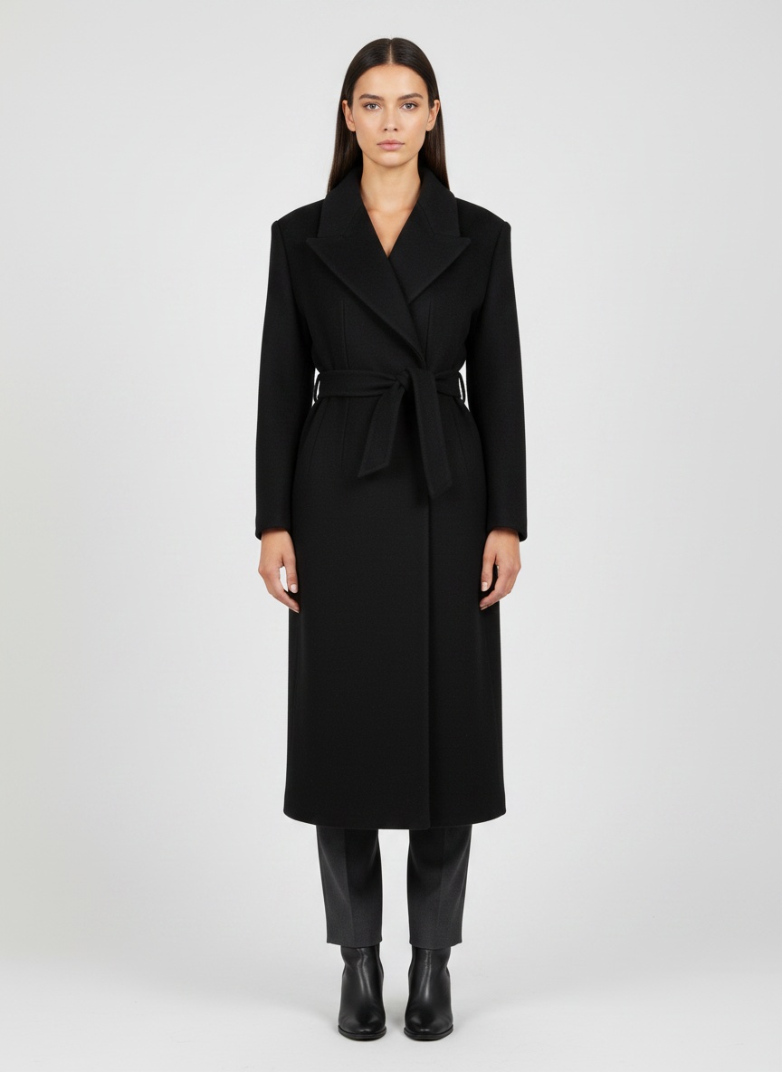 Cappotto Lungo Nero