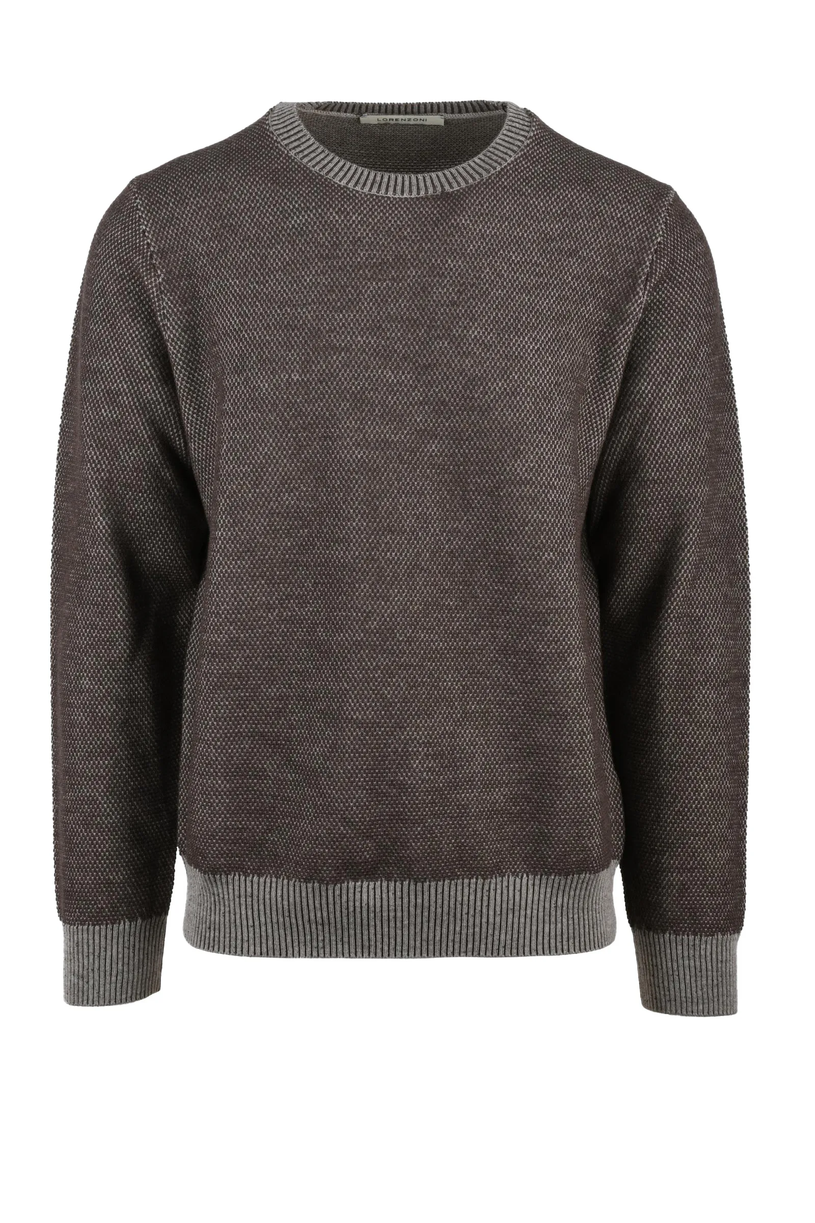 Maglia Pullover Girocollo Marrone