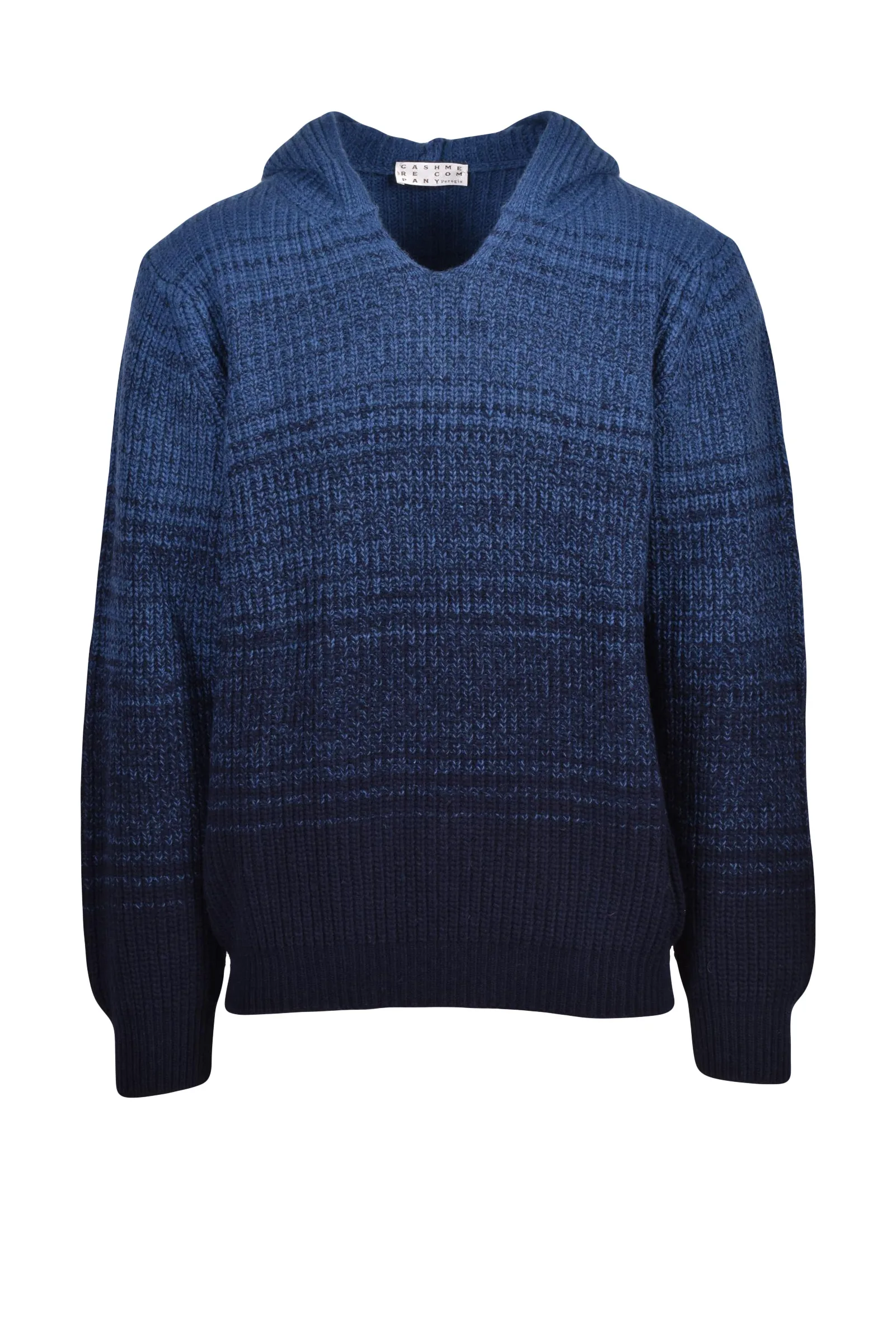 Cashmere Company Maglione con cappuccio Blu