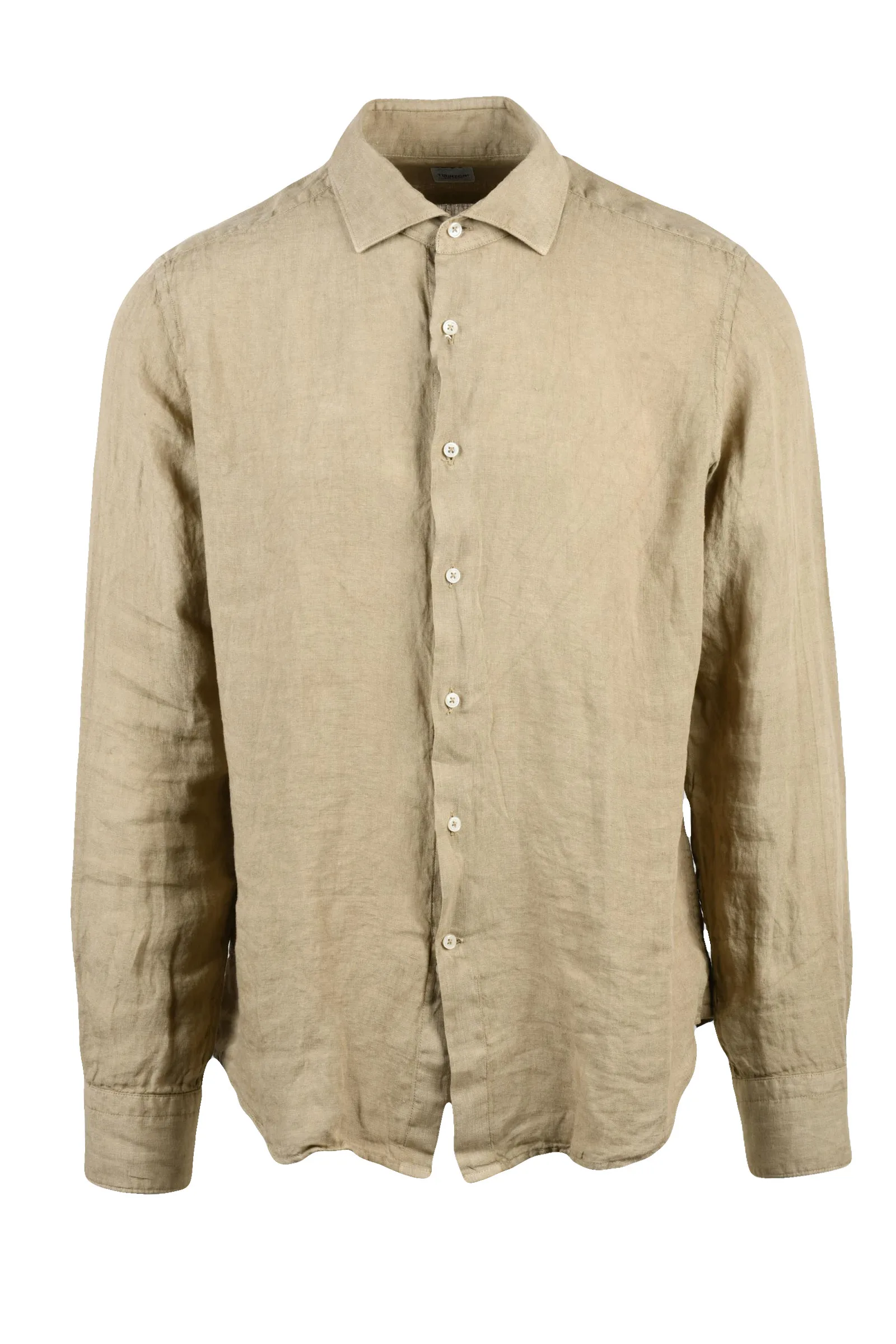 Camicia in Lino Beige
