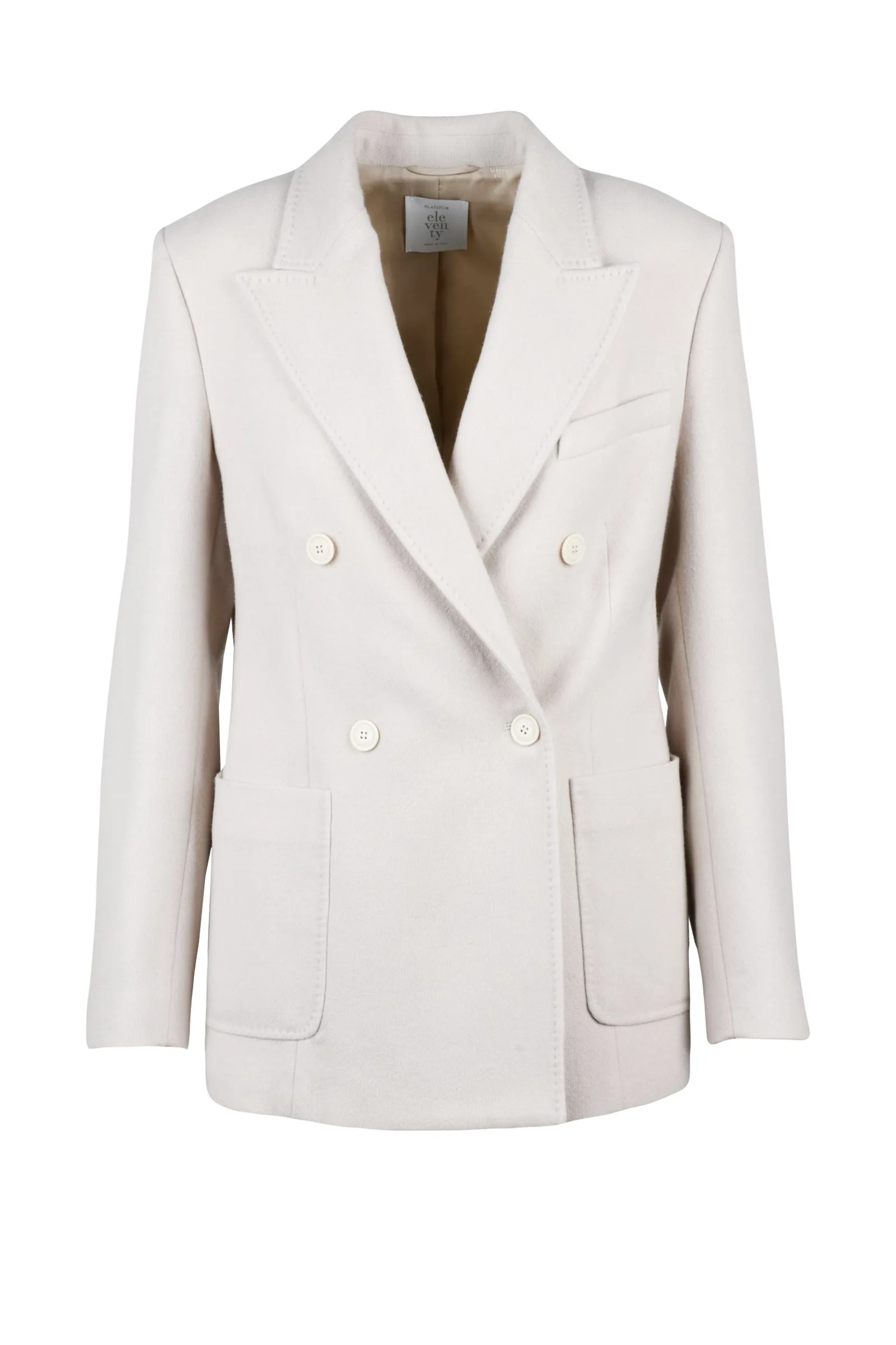 Giacca Doppiopetto Beige
