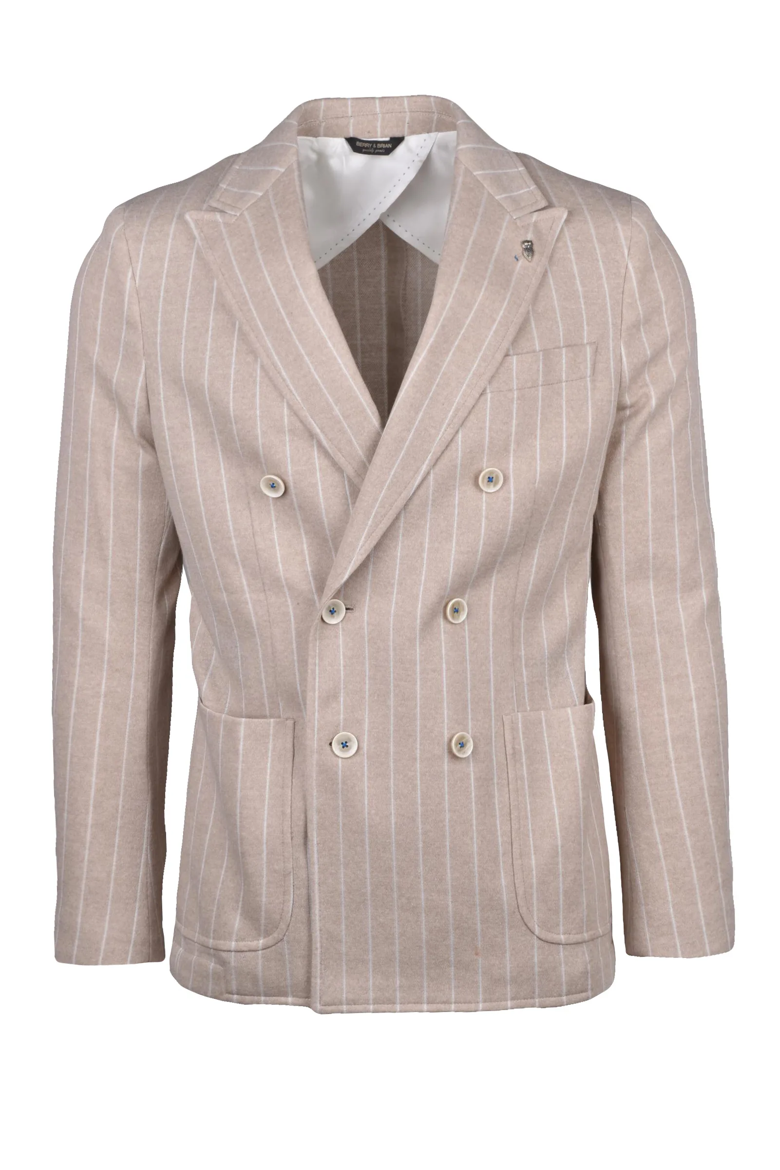 Giacca Doppiopetto Beige
