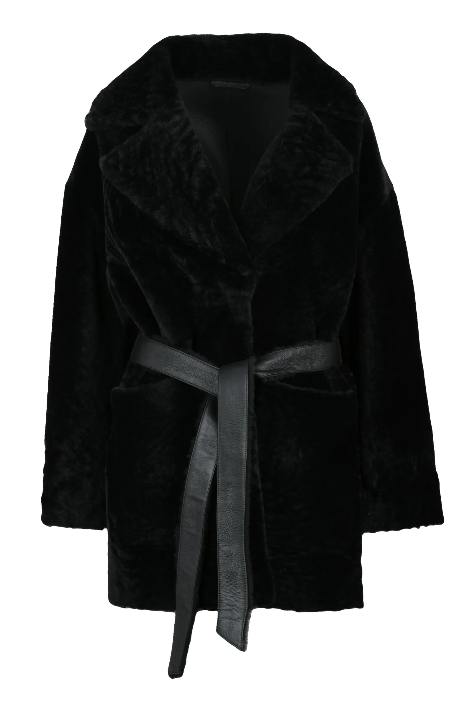 Cappotto Montone Nero