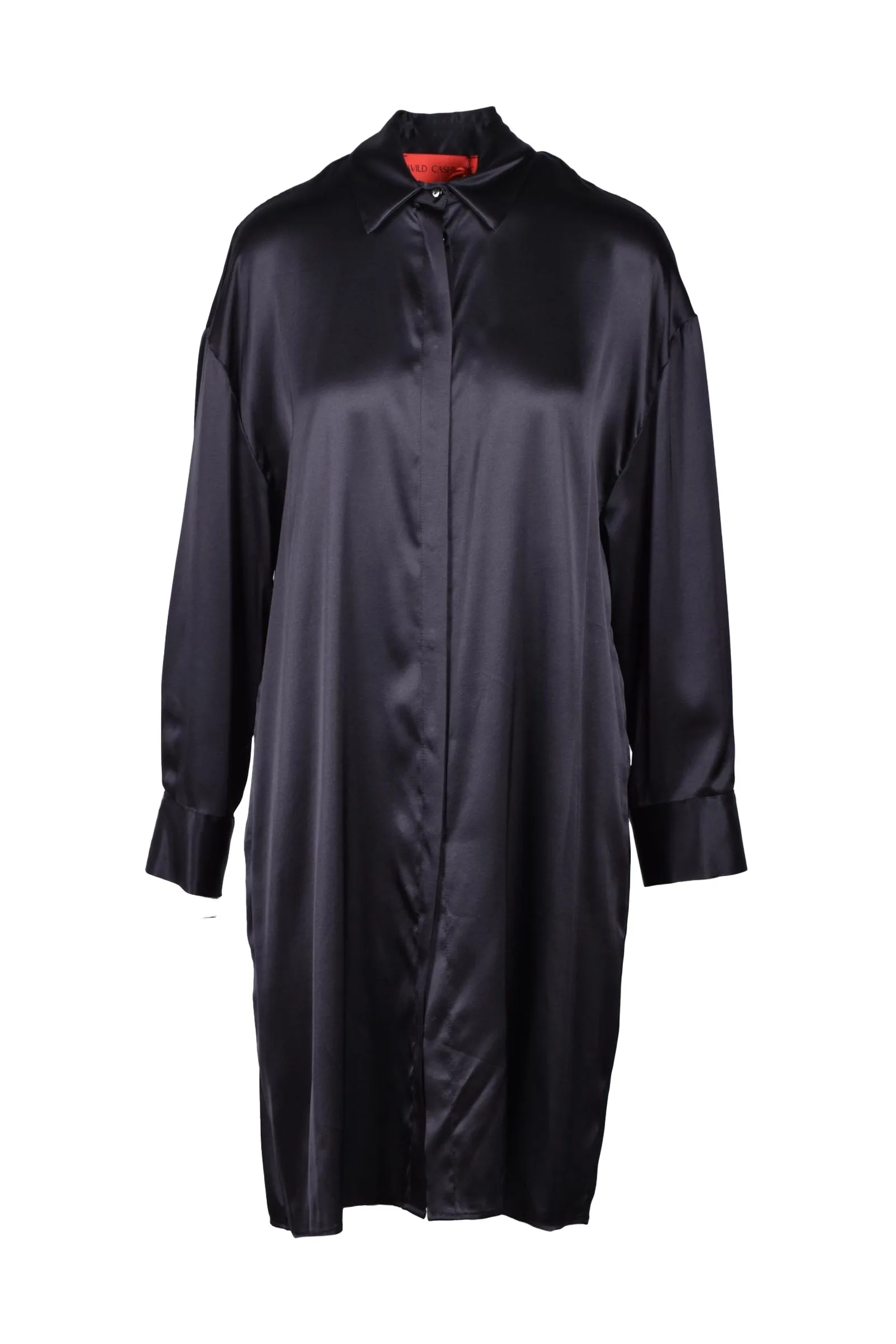 Camicia in Seta Nero