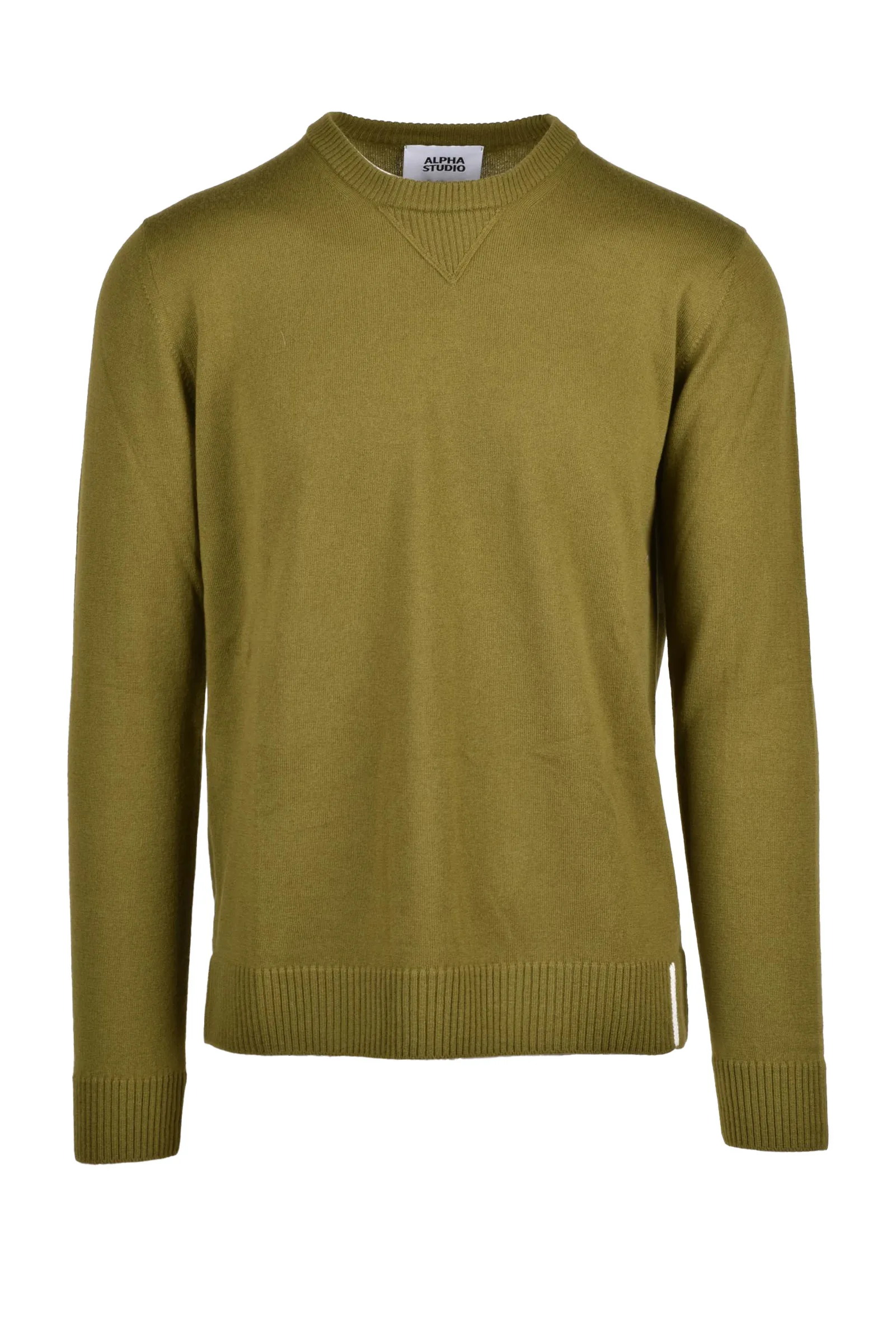 Pullover Girocollo Verde