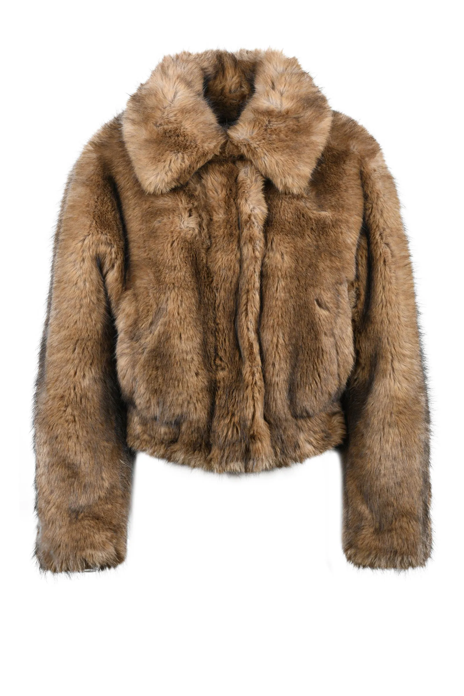 Giubbotto Ecopelliccia Beige