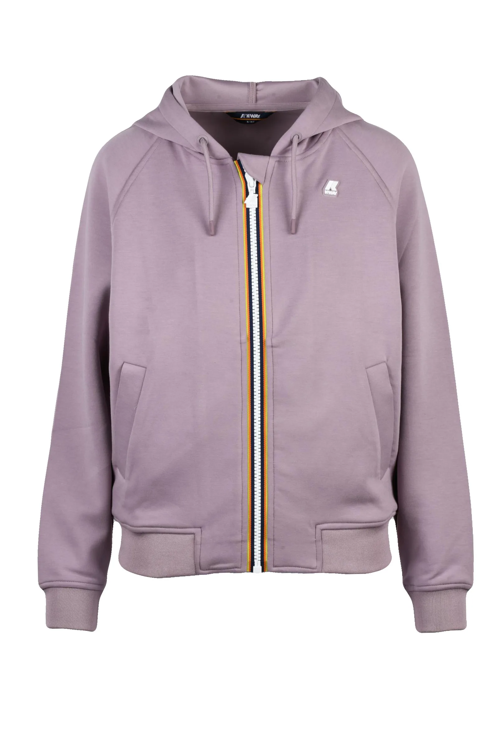 Felpa con Cappuccio Viola