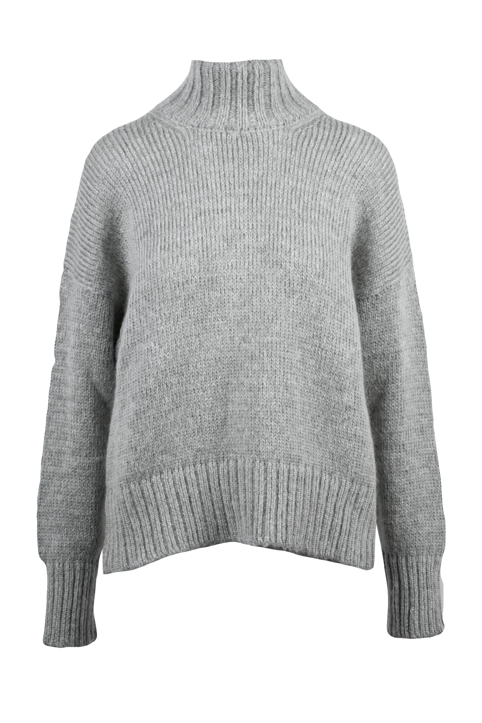 Maglione a Lupetto Grigio