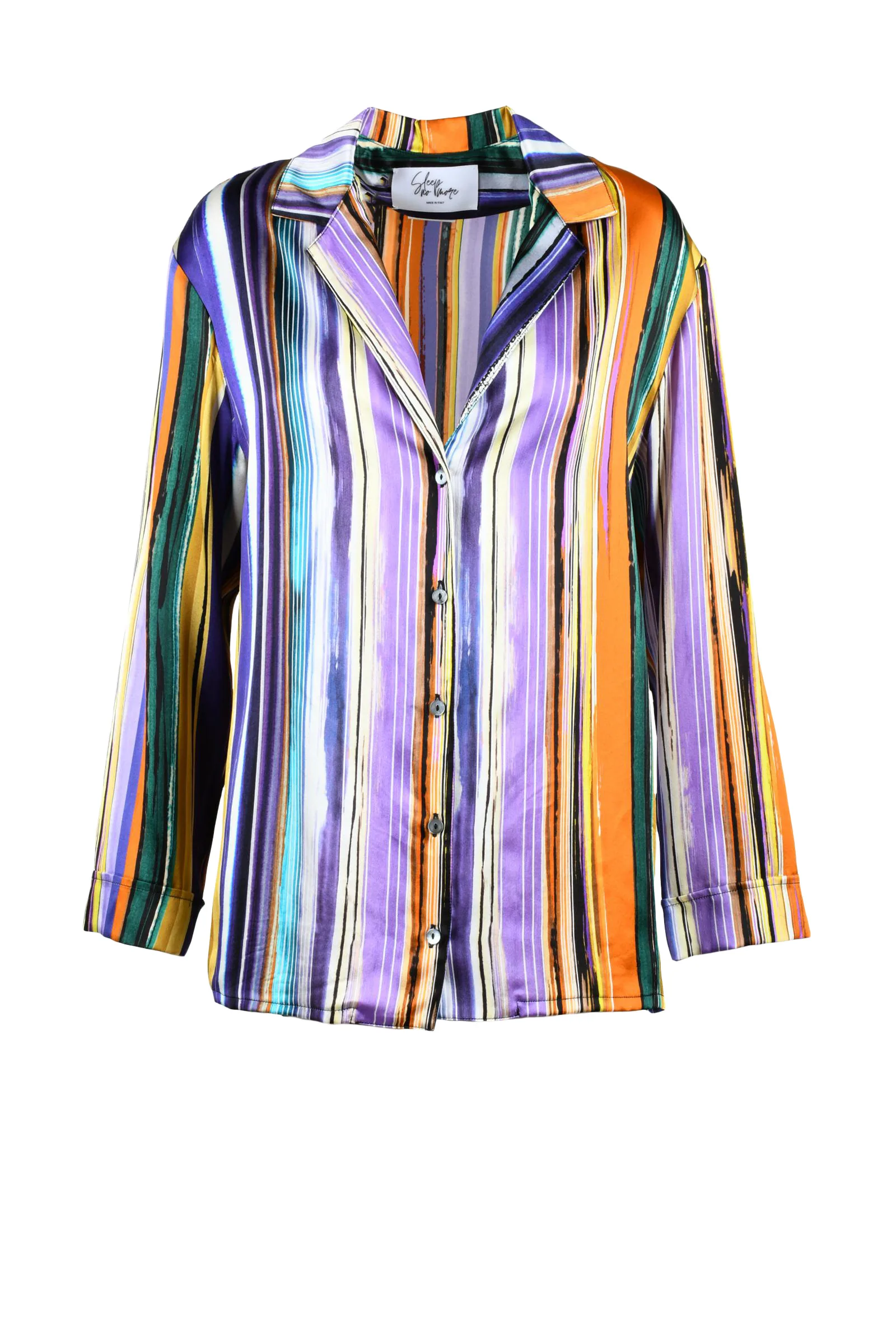 Camicia in Seta Viola