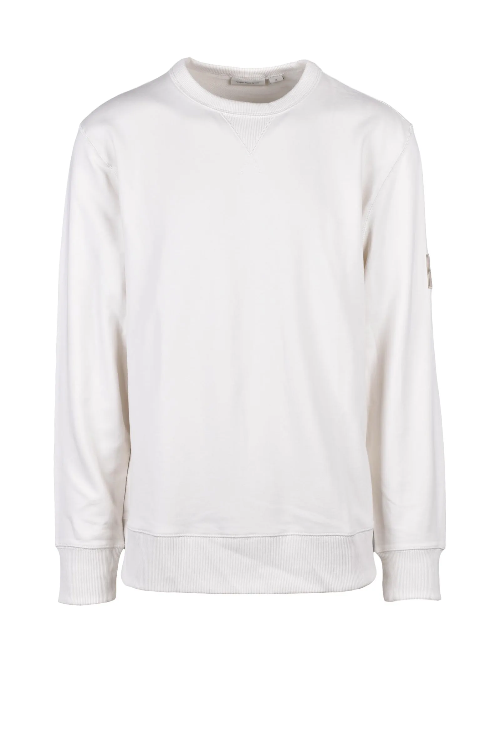 Felpa Girocollo Bianco