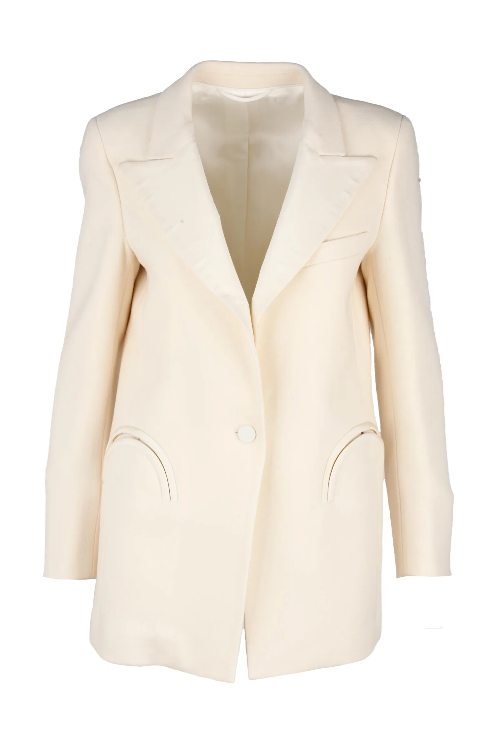 Giacca Lunga Bianco