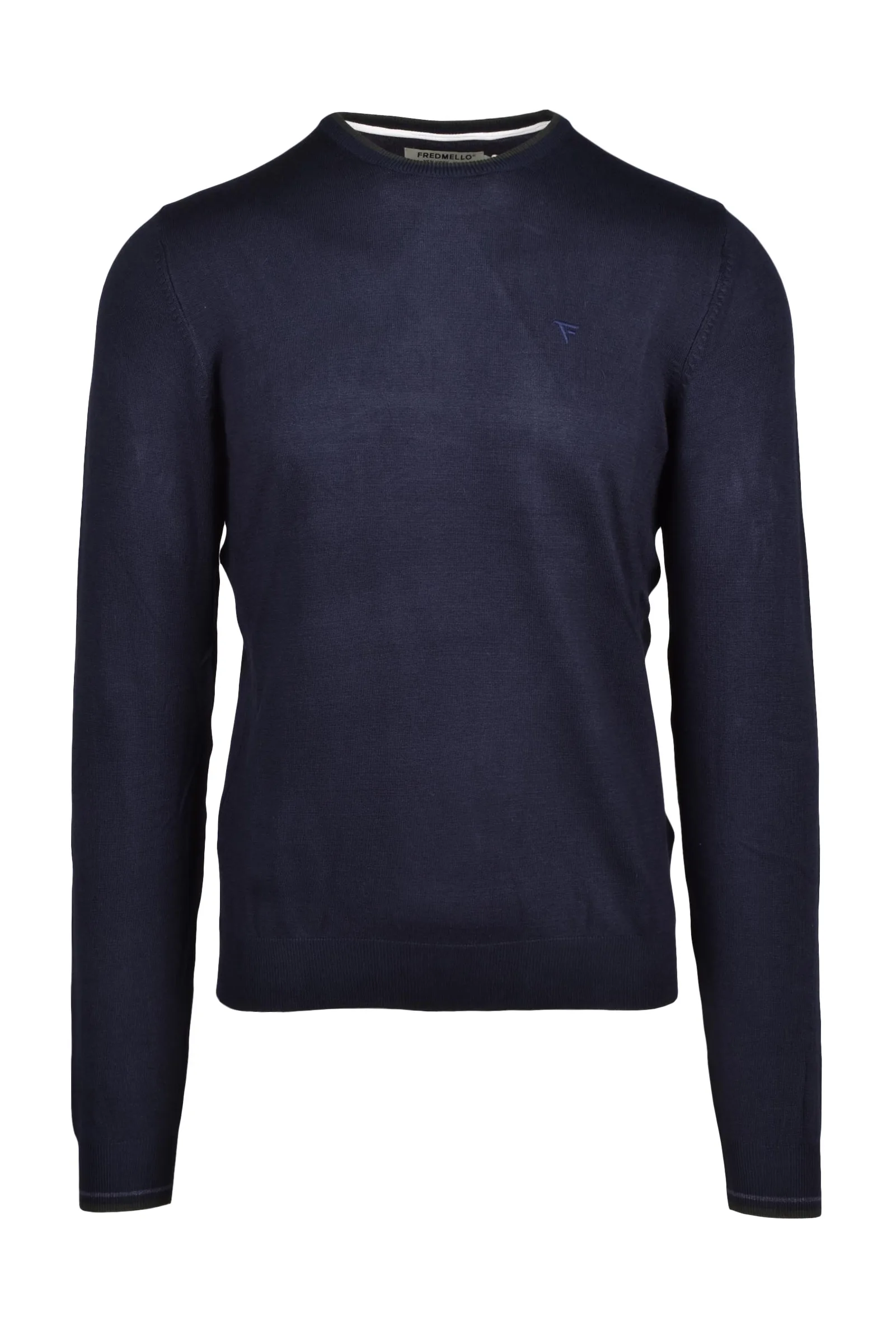 Maglia Pullover Girocollo Blu